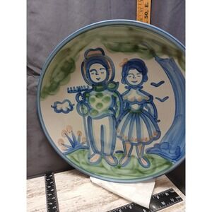 m. a. hadley stoneware platter‎ 15 inches